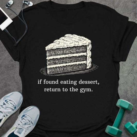 T-Shirt Black / XS Eating Dessert T-Shirt