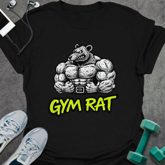 T-Shirt Black / XS Gym Rat C T-Shirt