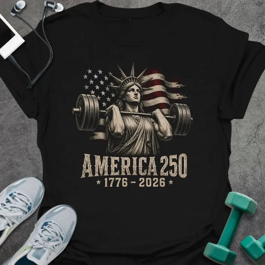 T-Shirt Black / XS Liberty Curls T-Shirt