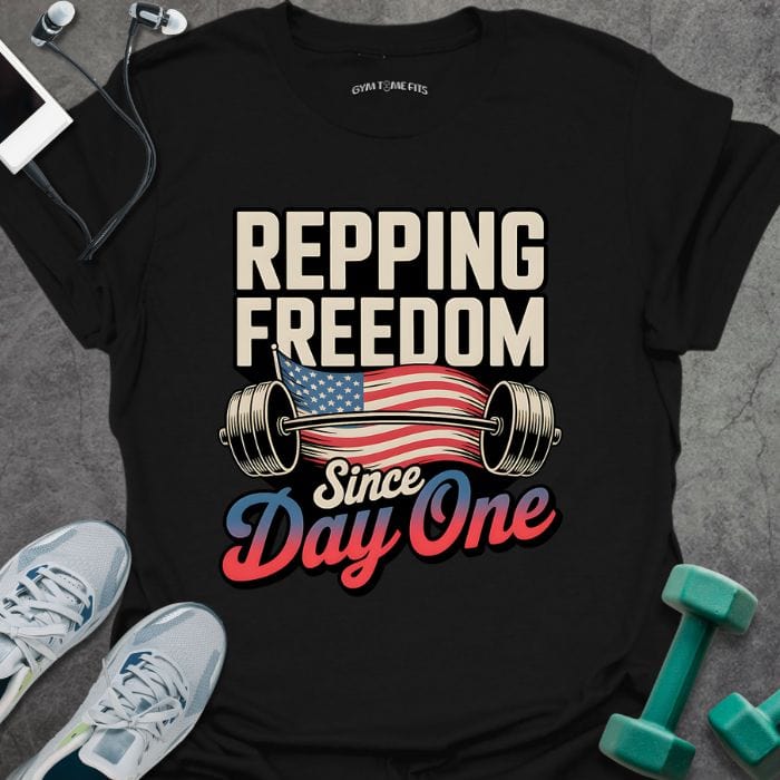 T-Shirt Black / XS Repping Freedom T-Shirt