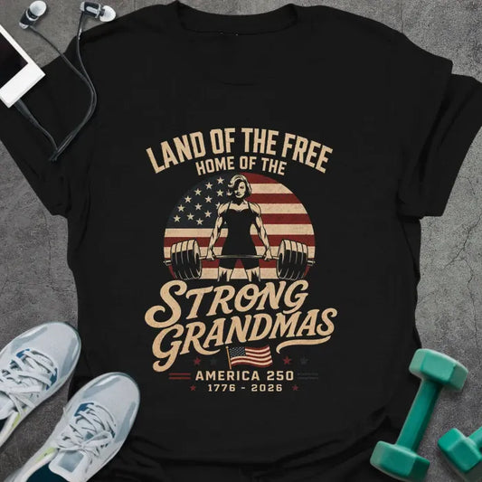 T-Shirt Black / XS Strong Grandmas T-Shirt
