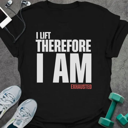 T-Shirt Black / XS Therefore I Am T-Shirt