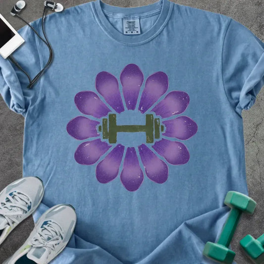 T-Shirt Blue Jean / S Crocus Dumbbell Heavyweight Tee