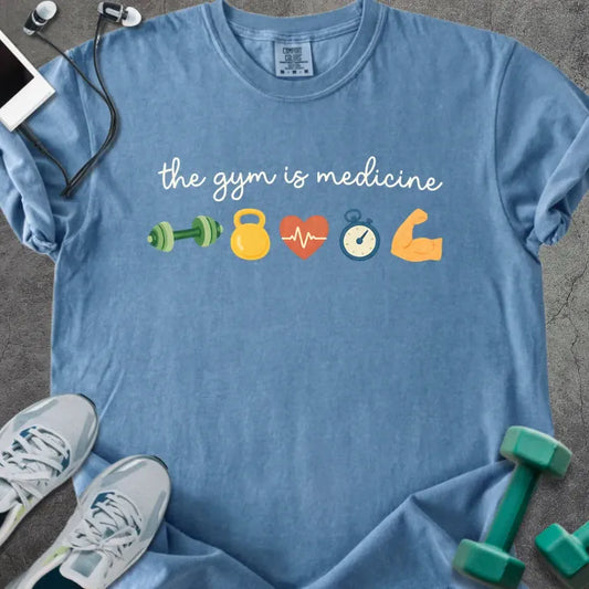 T-Shirt Blue Jean / S Gym Medicine Heavyweight Tee