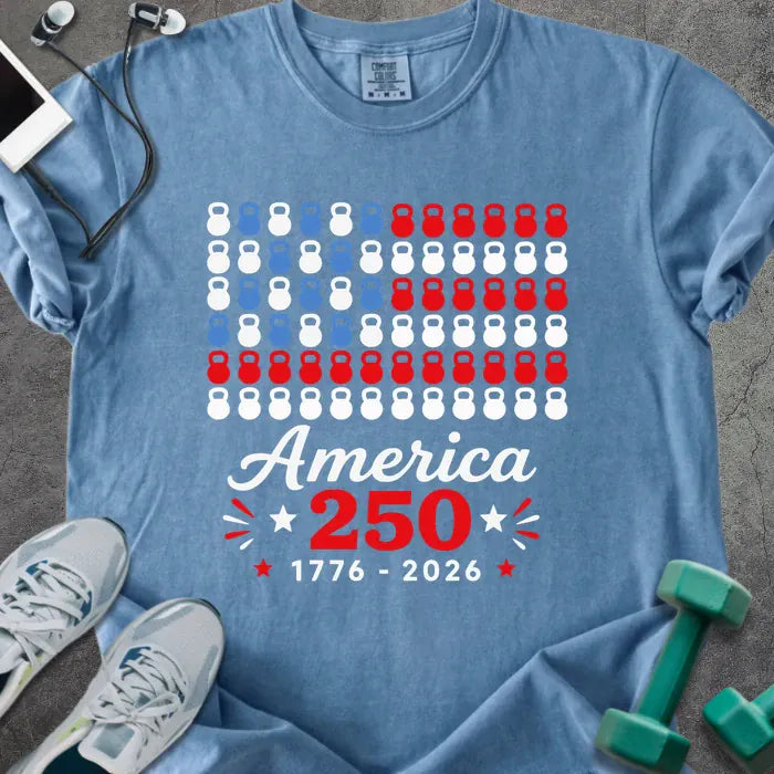 T-Shirt Blue Jean / S Kettlebell Flag