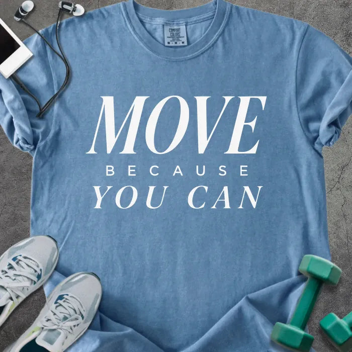 T-Shirt Blue Jean / S Move Freely Heavyweight Tee