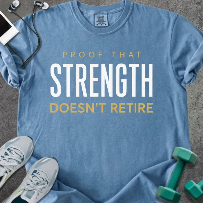 T-Shirt Blue Jean / S Never Retires Heavyweight Tee
