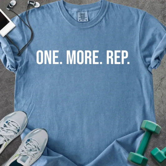 T-Shirt Blue Jean / S One More Rep Heavyweight Tee