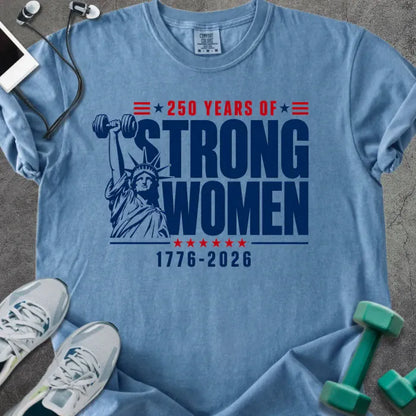 T-Shirt Blue Jean / S Strong Women