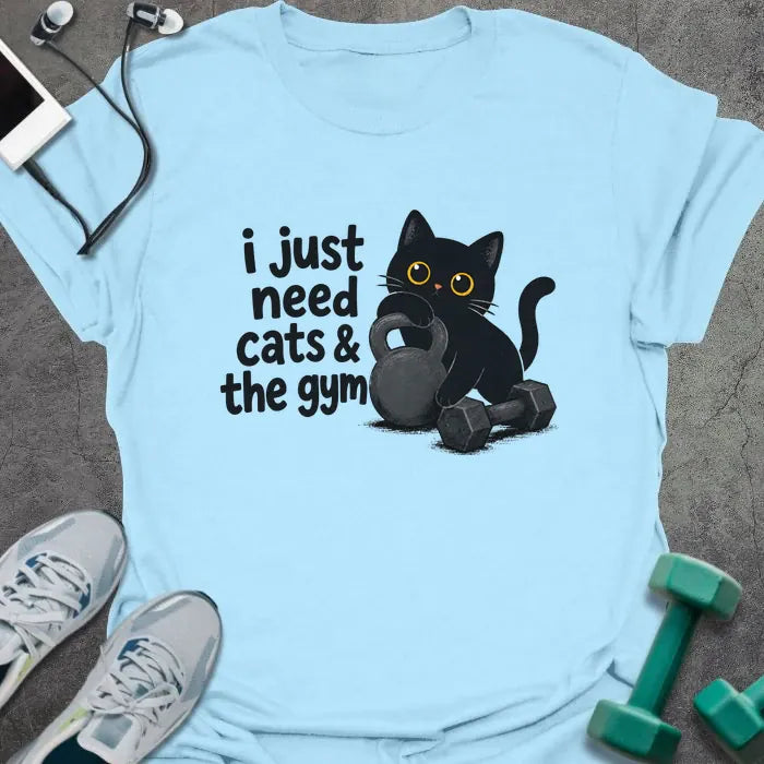 T-Shirt Cats Gym T-Shirt