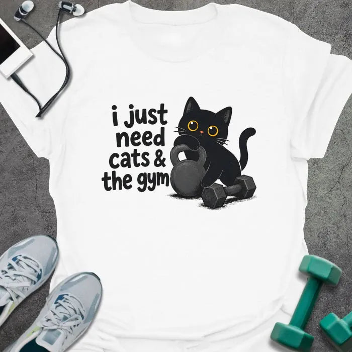 T-Shirt Cats Gym T-Shirt