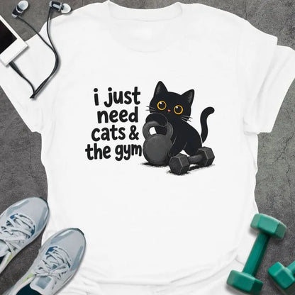 T-Shirt Cats Gym T-Shirt