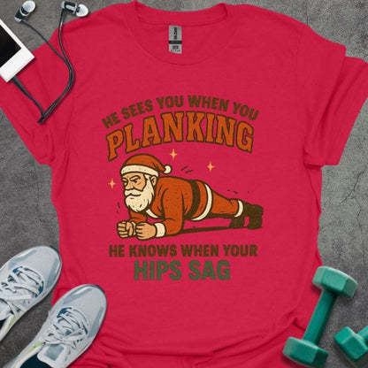 T-Shirt Cherry Red / S Hip Sag T-Shirt