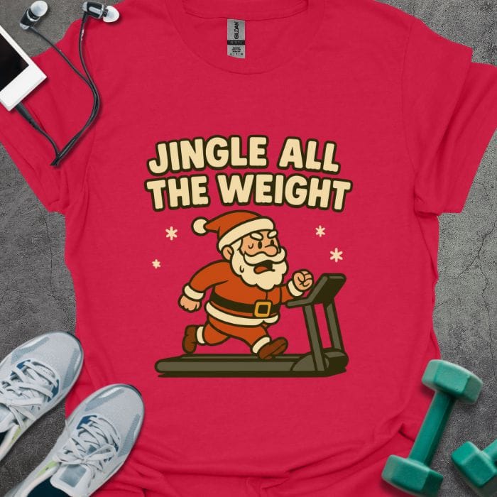 T-Shirt Cherry Red / S Jingle Weight T-Shirt