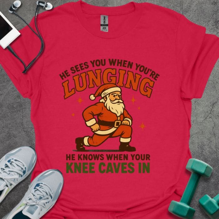 T-Shirt Cherry Red / S Knee Caves T-Shirt