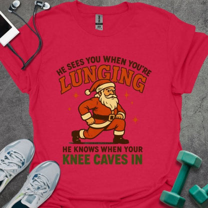 T-Shirt Cherry Red / S Knee Caves T-Shirt
