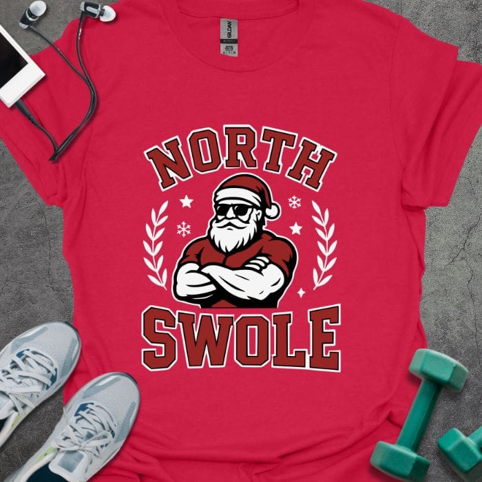 T-Shirt Cherry Red / S North Swole T-Shirt