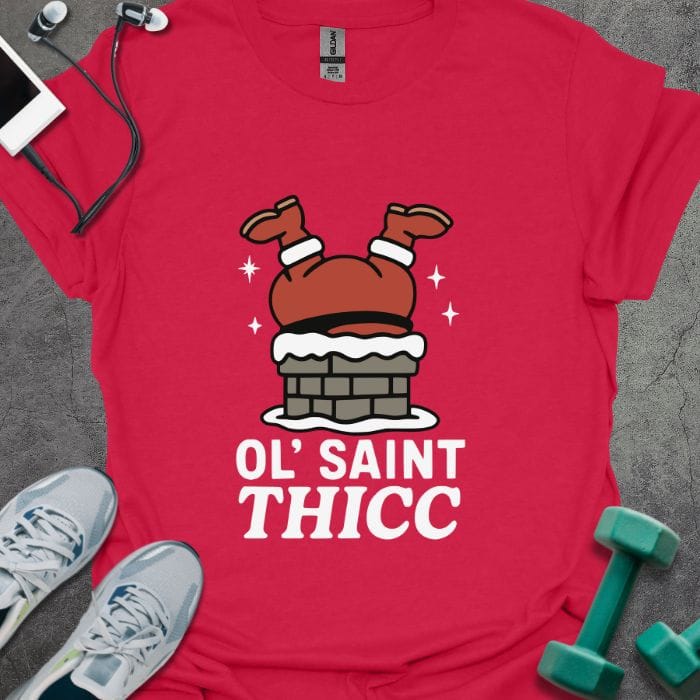 T-Shirt Cherry Red / S Saint Thicc T-Shirt