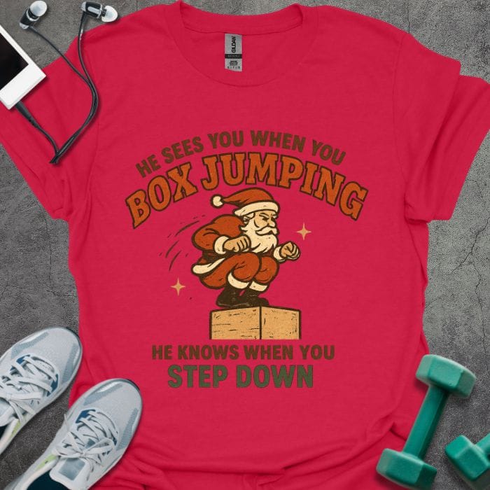 T-Shirt Cherry Red / S Step Down T-Shirt