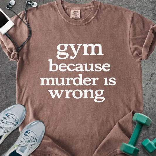 T-Shirt Espresso / S Murder Is Heavyweight Tee