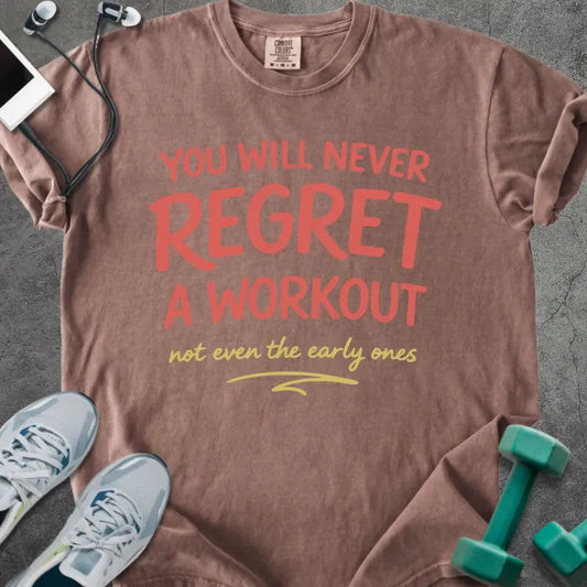 T-Shirt Espresso / S Never Regret Heavyweight Tee