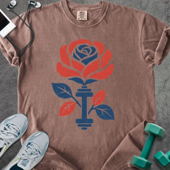 T-Shirt Espresso / S Patriot Rose Heavyweight Tee