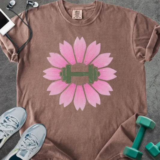 T-Shirt Espresso / S Sakura Dumbbell Heavyweight Tee