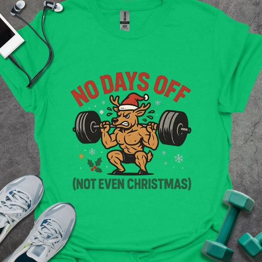 T-Shirt Heather Irish Green / S No Days Off T-Shirt