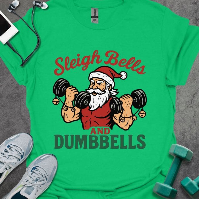 T-Shirt Heather Irish Green / S Sleigh Bells T-Shirt