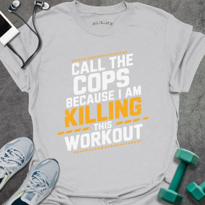 T-Shirt Ice Grey / S Call The Cops T-Shirt