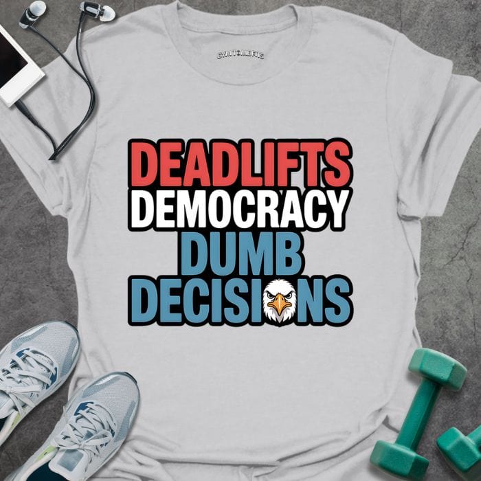 T-Shirt Ice Grey / S Deadlift Democracy T-Shirt