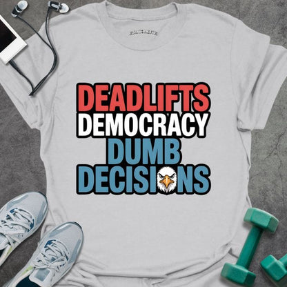 T-Shirt Ice Grey / S Deadlift Democracy T-Shirt