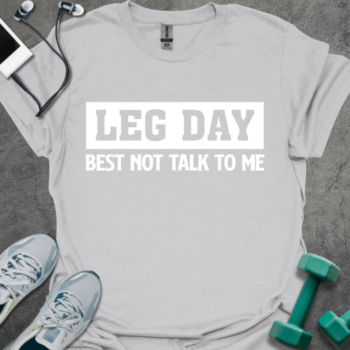 T-Shirt Ice Grey / S Leg Day T-Shirt