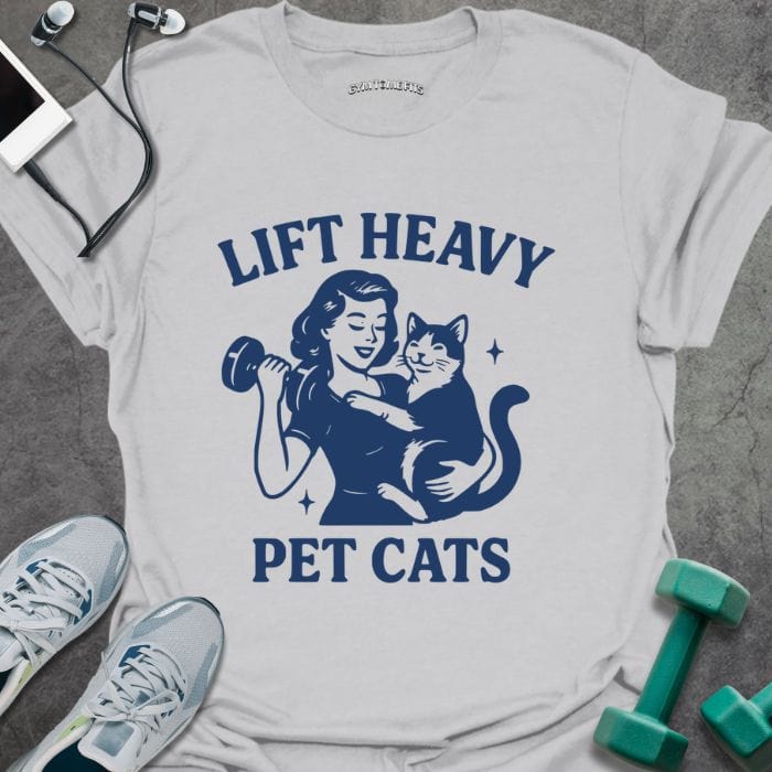 T-Shirt Ice Grey / S Pet Cats T-Shirt