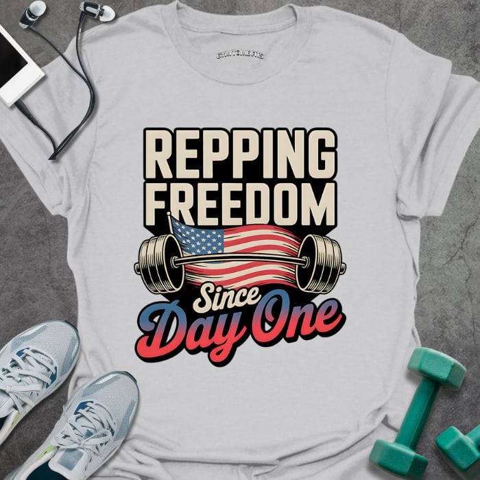 T-Shirt Ice Grey / S Repping Freedom T-Shirt