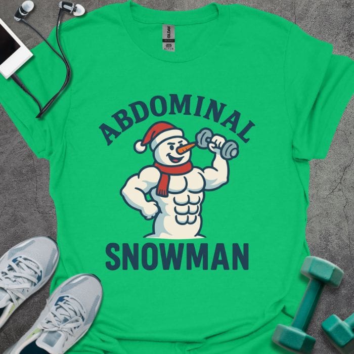 T-Shirt Irish Green / S Ab Snowman T-Shirt