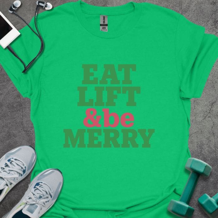 T-Shirt Irish Green / S Be Merry T-Shirt