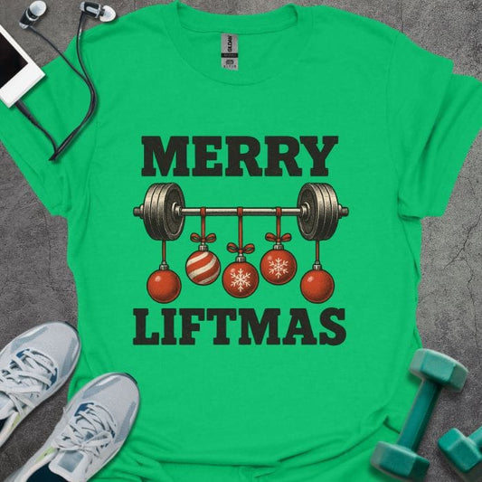 T-Shirt Irish Green / S Merry Liftmas T-Shirt