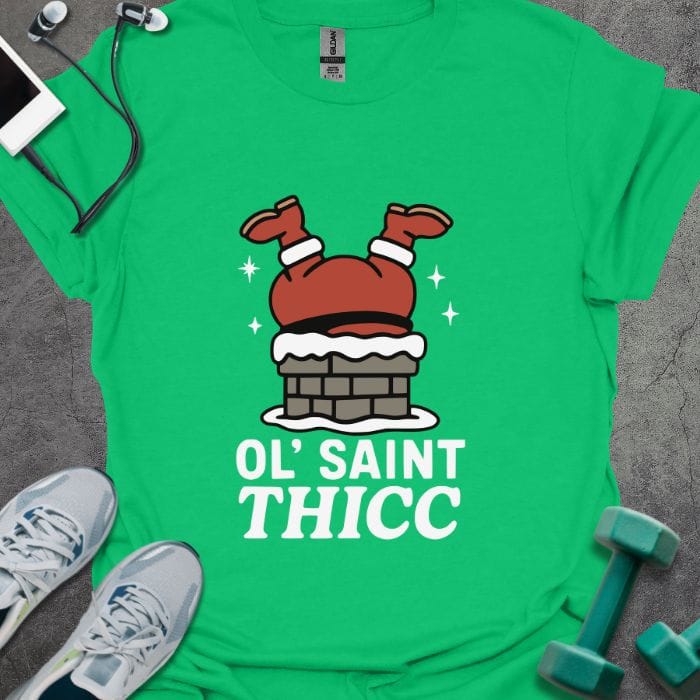 T-Shirt Irish Green / S Saint Thicc T-Shirt