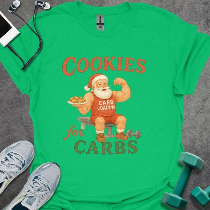 T-Shirt Irish Green / S Santa Cookies T-Shirt