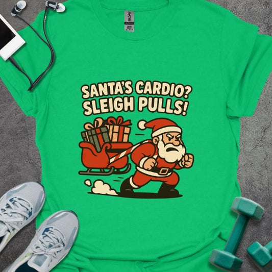 T-Shirt Irish Green / S Sleigh Pulls T-Shirt