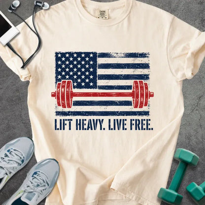 T-Shirt Ivory / S Lift Free Heavyweight Tee