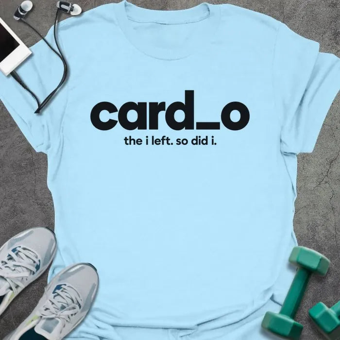 T-Shirt Light Blue / M Card O T-Shirt