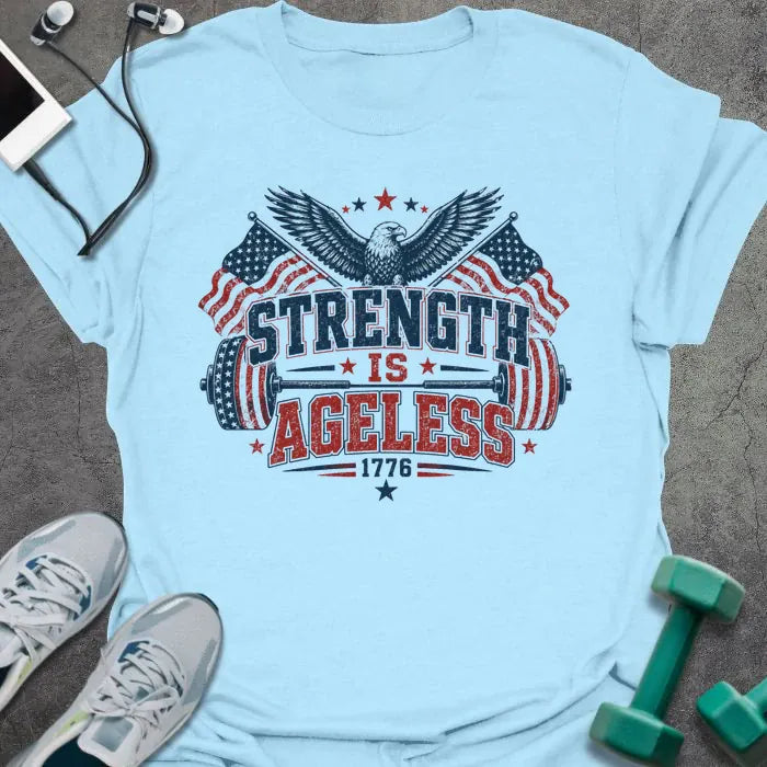 T-Shirt Light Blue / S Ageless Strength US T-Shirt
