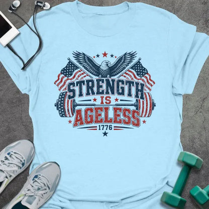T-Shirt Light Blue / S Ageless Strength US T-Shirt