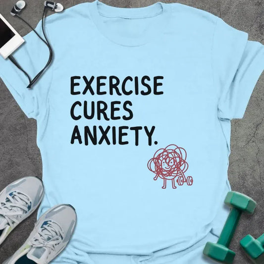 T-Shirt Light Blue / S Anxiety Cure T-Shirt