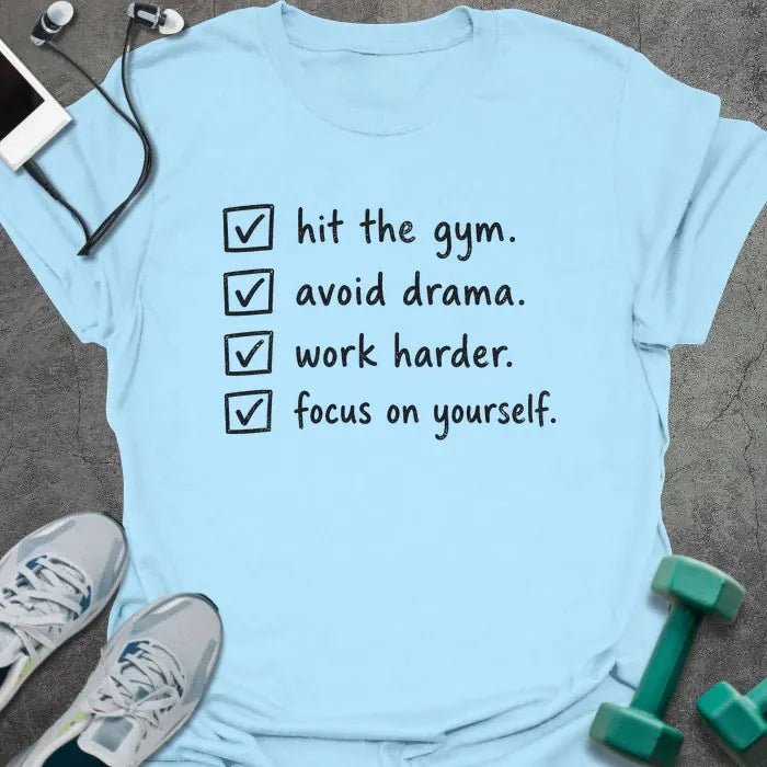 T-Shirt Light Blue / S Avoid Drama T-Shirt