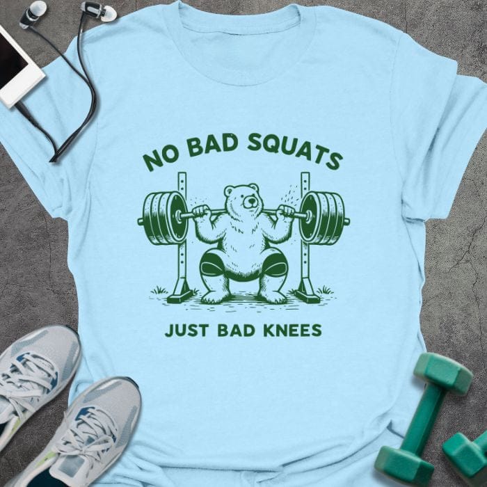 T-Shirt Light Blue / S Bad Knees T-Shirt