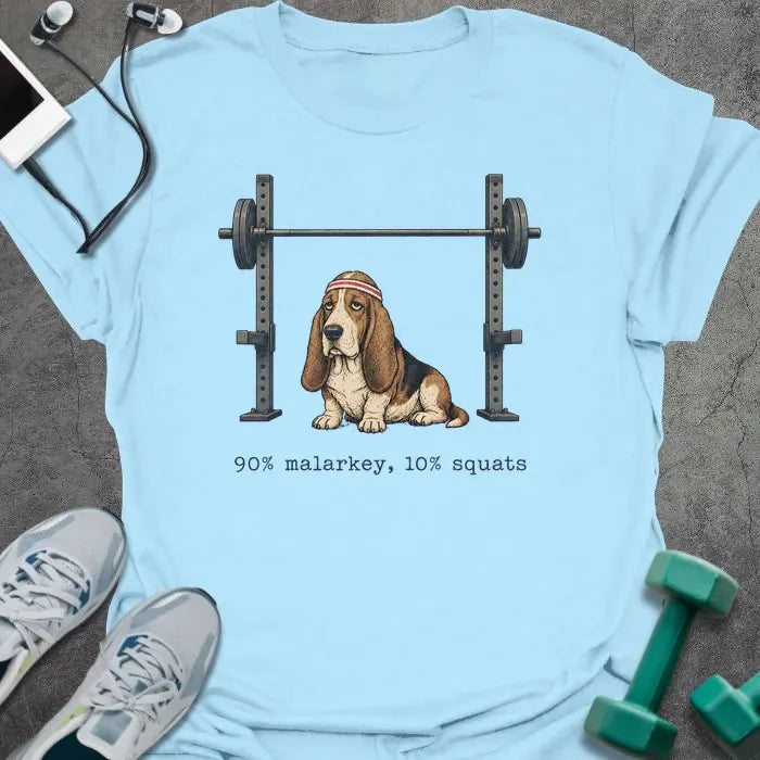 T-Shirt Light Blue / S Basset Malarkey T-Shirt