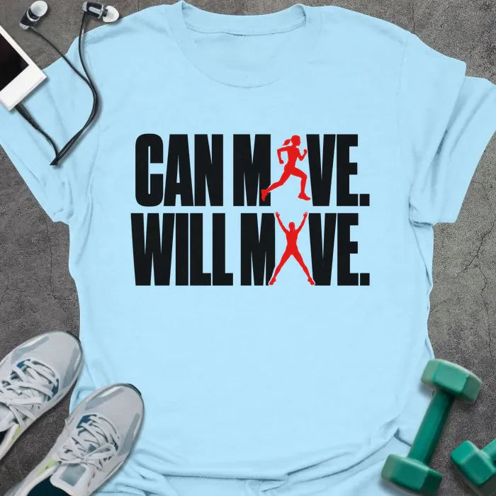 T-Shirt Light Blue / S Can Move T-Shirt